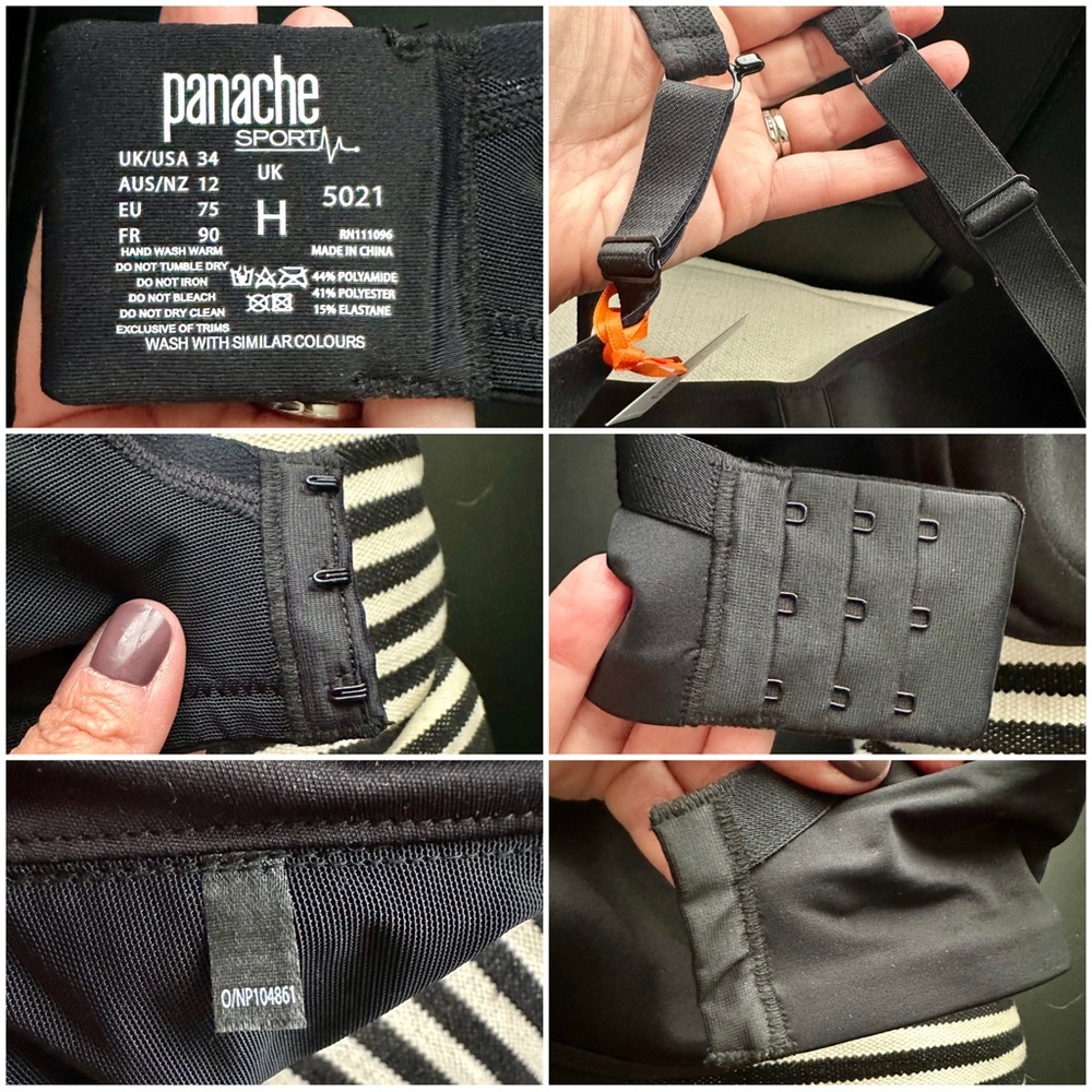 NWT! Panache Wired Sports Bra (UK/USA 34H) - Picture 12 of 14